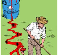 Uso de agrotóxicos afeta diretamente os trabalhadores rurais Uso de agrotóxicos afeta diretamente os trabalhadores rurais