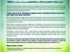 Movimentos Sociais lançam Nota Pública denunciando os impactos do agronegócio sobre a saúde das populações do Baixo Jaguaribe