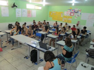 Seleção dos estudantes de Lagoa do Mato