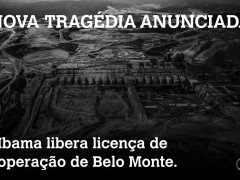 Nova tragédia anunciada Nova tragédia anunciada