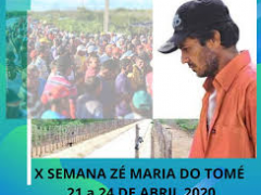 ADIAMENTO DA X SEMANA ZÉ MARIA DO TOMÉ